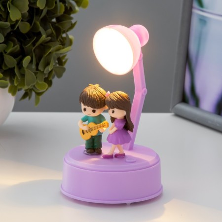 Nightlight "romance" LED from batteries 3HAAA 7.7x7.5x12.5 cm Risalux-1