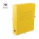 Archive folder with Calligrata ties, microgofrotcard, 70 mm, up to 700 l, yellow