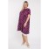 Female dress, size 52, dark pink color