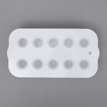Box for growing green onions, 29 × 16 × 8.5 cm, 2.5 l, 10 holes, white, Greengo-3
