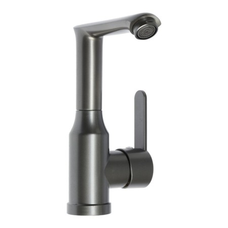 Zein Z3697 sink mixer, pour in a height of 18 cm, ABS plastic, graphite-1