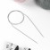 The knitting needles are circular, for knitting, with a Teflon coating, with a metal cable, D = 2.75 mm, 14/80 cm