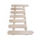 Decorative fence, 45 × 110 cm, 1 section, wood, "double bevels", Greengo