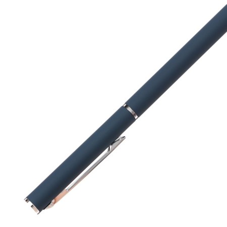 SHOULD OF BALL RUBLE, 0.7 mm, BrunovisConti Palermo, Blue rod, metal case Soft Touch blue, in case-3