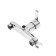 ACCOONA A3167 mixer, single -leaf, with hygienic watering can, silumin, chrome