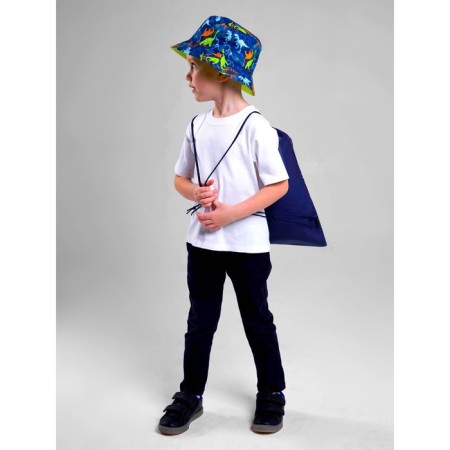Children's set "Dinosaur" (panama+ bag for shoes), rr. 52-54 cm-4