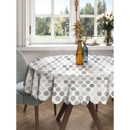 The tablecloth “Figure changes”, round, Saten, d = 150 cm