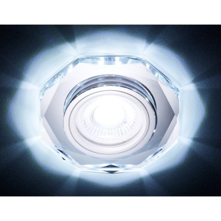 Ambrella Light Lumber built -in LED, G5.3, 3W, Chrome Color, D = 60 mm
