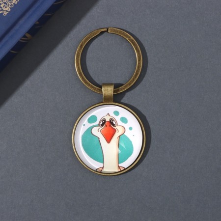 Trick Glass, metal "Circle. Goose" d = 3 cm
