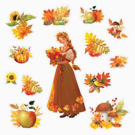 Set for the design of the class “First of September” 13 items, 25 x 34 cm-1
