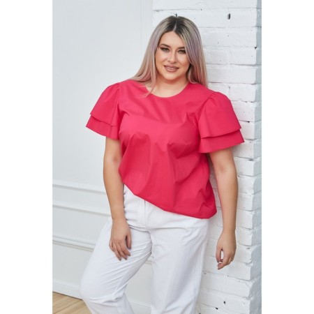 Female blouse, size 56, fuchsia color