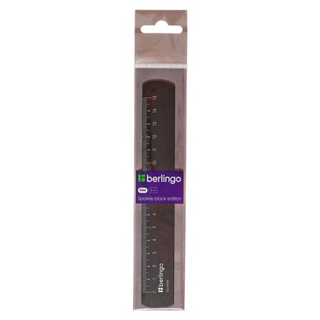 Line 15 cm Berlingo "Sparkle Black", alumin, black, euro-3