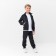 Children's costume (sweatshirt, trousers) minku color graphite, height 128 cm