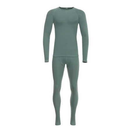 Male thermal underwear (jumper, trousers) minku color khaki, size 54-10