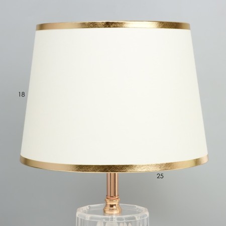 Highlight Lamp with "Gin" E27 40W gold 25x25x45 cm-2