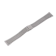 Watch strap, 20 mm, metal, L-17 cm, chrome