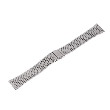 Watch strap, 20 mm, metal, L-17 cm, chrome
