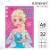Notepad A6, 32 sheets on the clip "Elsa. Cold heart"