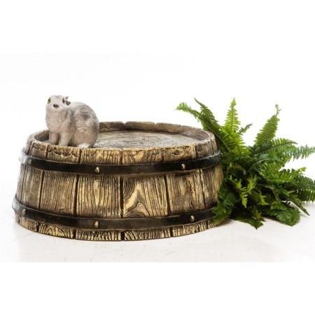 Luke's lid "Barrel" 88x88x35cm-4