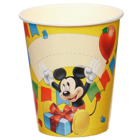 Paper glass "Happy Birthday!", 250 ml, Mickey Mouse-2