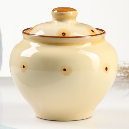 Baking pot "Russian" 0.7l / 14x14cm, caramel
