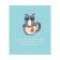 Notebook of 48 sheets in the Calligrata Top Cat "Cat Mem", cover coated cardboard, glossy lamination, selective twin-lame, offset unit, whitewash 95%, mix