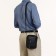 Male bag with lightning, black color
