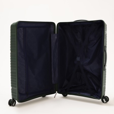 Big suitcase 28 ", lightning department, code castle, 4 wheels, green color-7