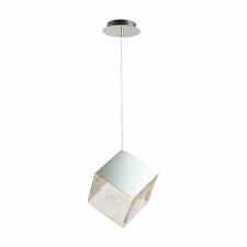 STL LUCE Sus. SL1182.103.01. Riello. 1x5 W, G9, 4000K, 23.7x23.7 cm, chromium color