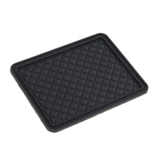 Anti -Squealing rug 18x14 cm, with board, black
