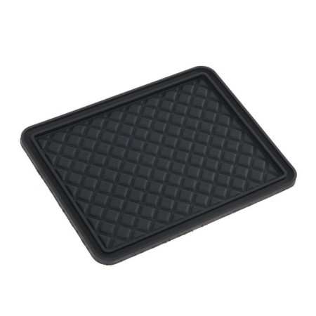 Anti -Squealing rug 18x14 cm, with board, black