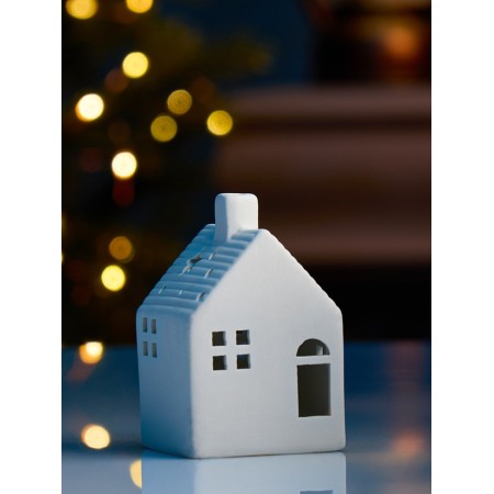 LED figure "House" 6x6x9.5 cm, 1 LED, LR44X3 (in the set), T/white-1