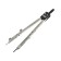 Metallic circuit KOH-I-NOOR 6542, 140 mm, transparent case, euro suspension