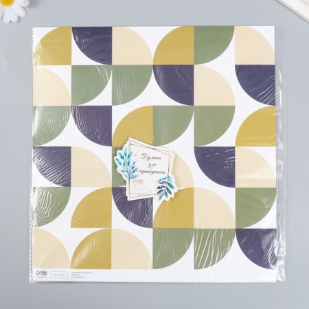 Scrapbooking paper "Snake" density 180 g 30.5x32 cm-3