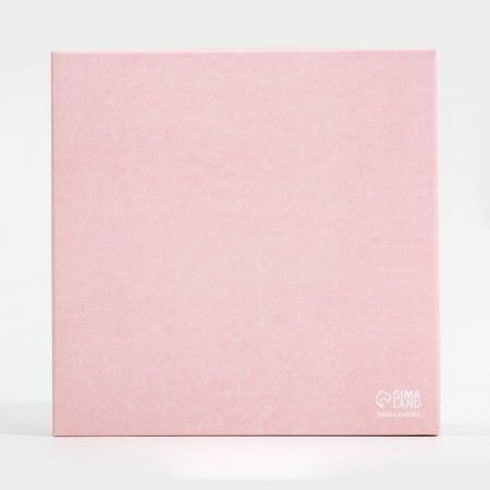 Confectionery packaging, Makarun box with PVC lid, Bows, 12 x 12 x 3.5 cm-4