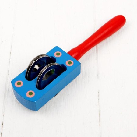 Toy musical rattle with bells Malaya mix-2