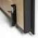 Lockland door stop, black color