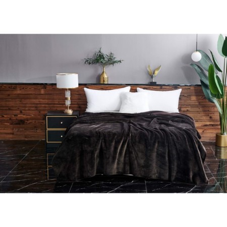 Sofia blanket, size 160x220 cm, coffee color