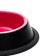 A bowl with a non -slip base of two -color for puppies, 225 ml, raspberry