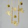 Wind Music Metal "Crescent and Angels" 3 bells 2.5x20x67 cm