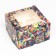 Packaging for 4 cupcakes with the Safari window, 16 x 16 x 10 cm