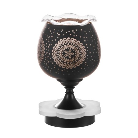 Aroma lace with backlight "Patterns" E14 40W +RGB black 12.5x12.5x23 cm-9