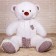 Soft toy "Bear Tuffy", 150 cm, white color