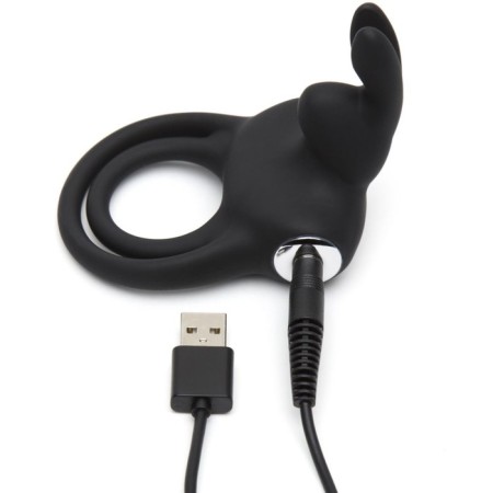 Vibro -tank with a ring rabbit cock ring black-3