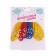 Latex ball 12 "Smiley", set of 5 pcs., Mix color