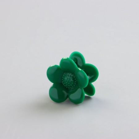Clips for plants, set 10 pcs "Flower", green-3