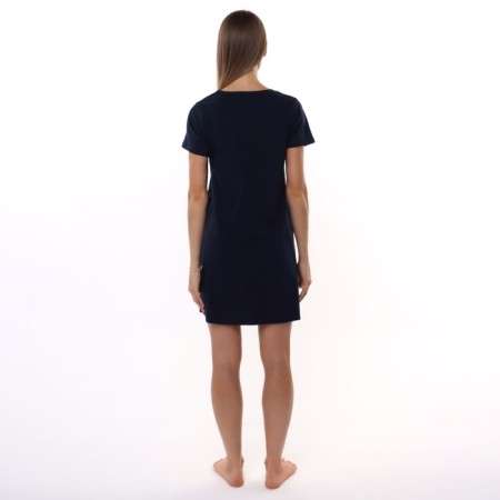 Homemade dress, blue, size 54-2