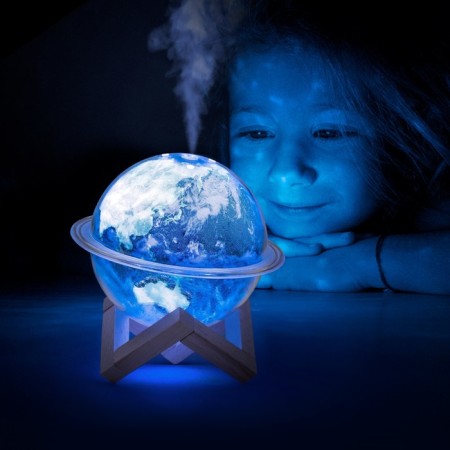 Night-owner "Planet" LED 2.2W USB 330ml 15.1x15.1x12 cm Risalux-4