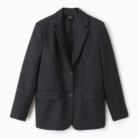Women's jacket with a cut on the back mist size Xs/s, dark gray color-1