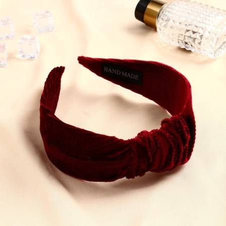 Hair cap "Anisia" 4 cm, burgundy